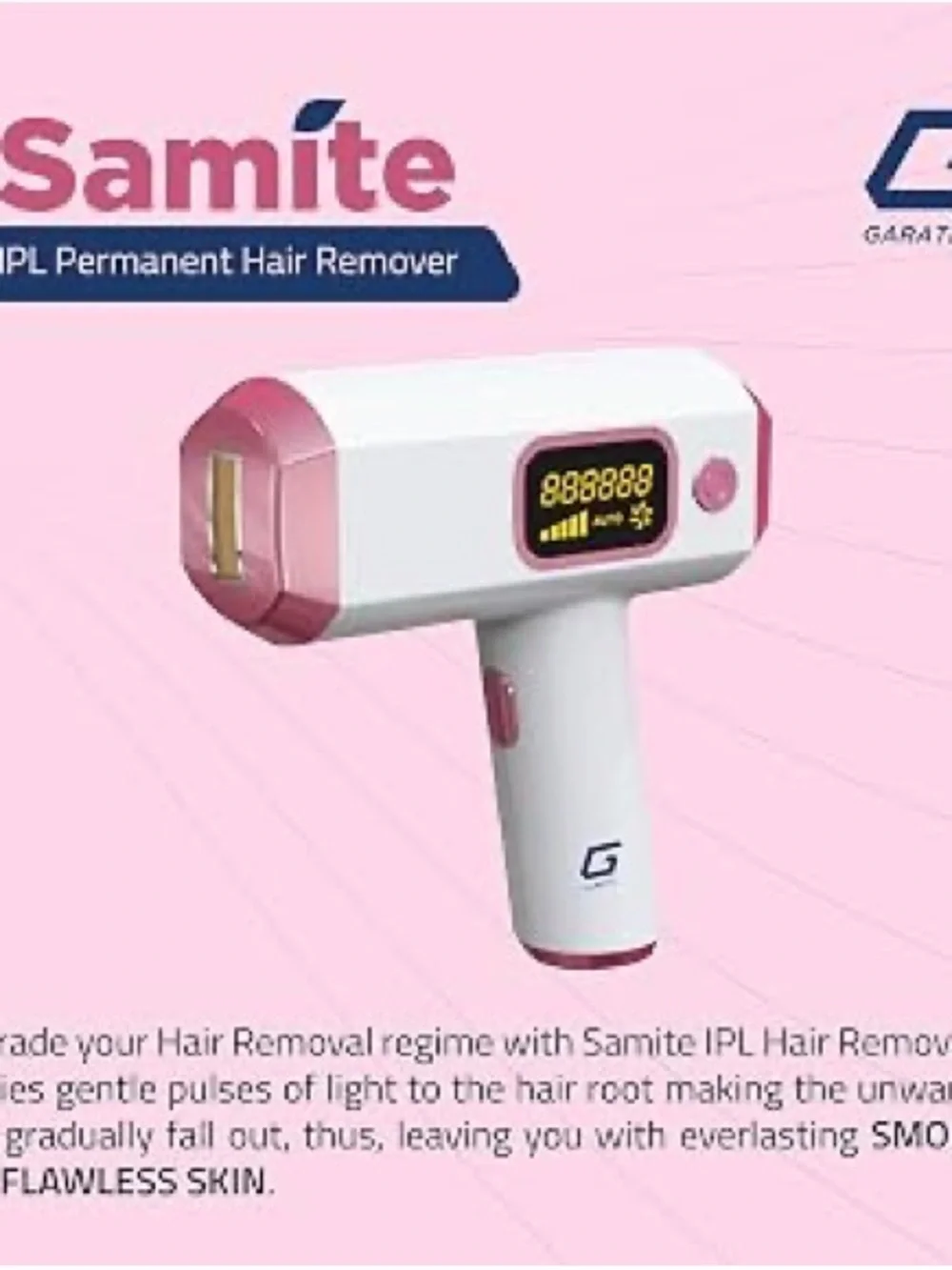 Pink IPL Permanent Hair Remover